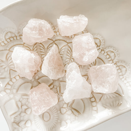Rough Raw Rose Quartz - Rose Quartz Crystal - Love, Happiness, Passion