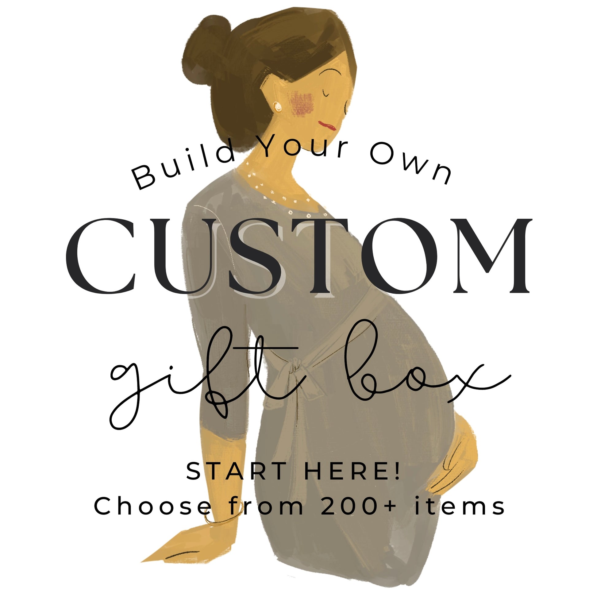Custom Build a Postpartum Care Package Baby Shower Gift Build A