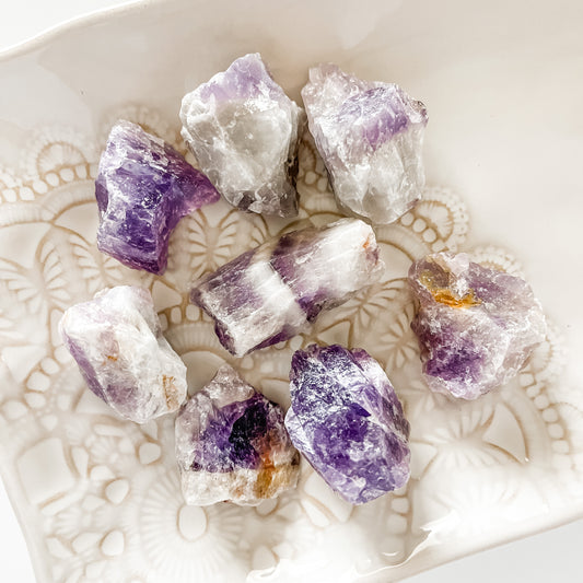 Rough Raw Amethyst - Amethyst Crystal - Protection, Cleansing, Intuition